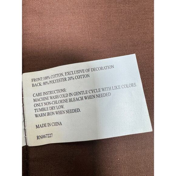 Fall Harvest Placemats Set Of 4 Cotton 13X18 Thanksgiving Decor Flaws See Photo - Picture 7 of 7